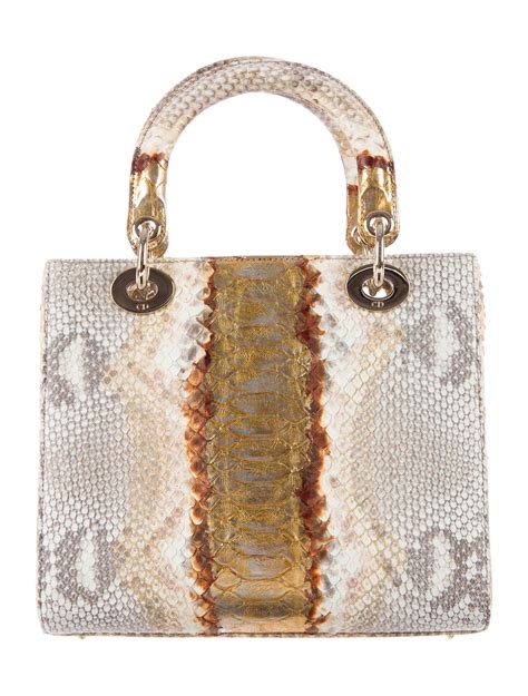lady dior python bag